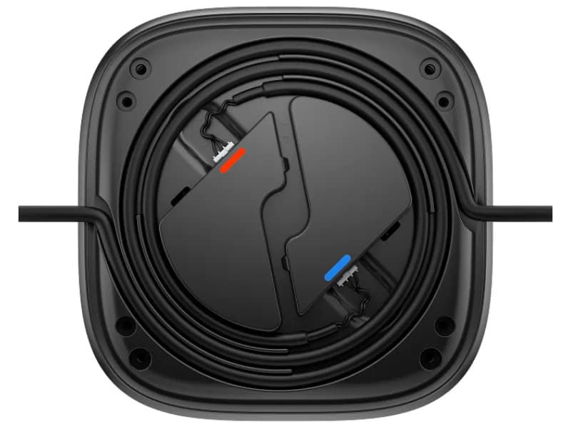 HP Poly Studio A2 Black Table Microphone w/ Mounting Plate I/O cables — miniatură