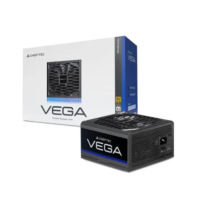 SURSA Chieftec, 750W, certificare 80 Plus Gold, non-modular, fan 135mm, negru, "PPG-750-S" — miniatură