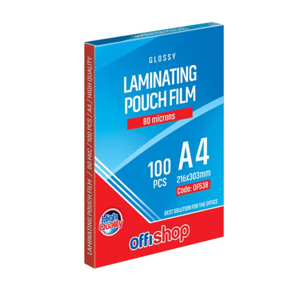 Folie laminare A4, 80mic, 100 buc/top - OFFISHOP — miniatură