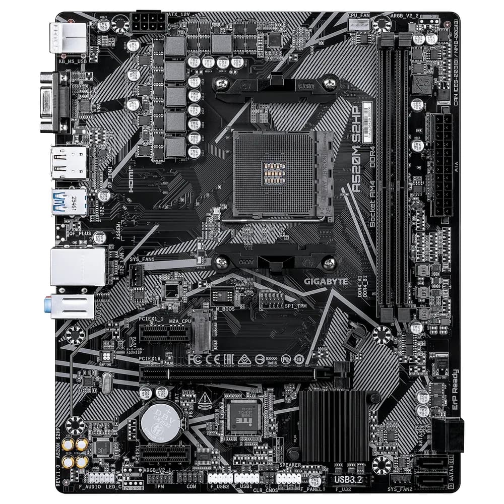 Placa de baza GIGABYTE A520M S2HP"A520M S2HP" — miniatură