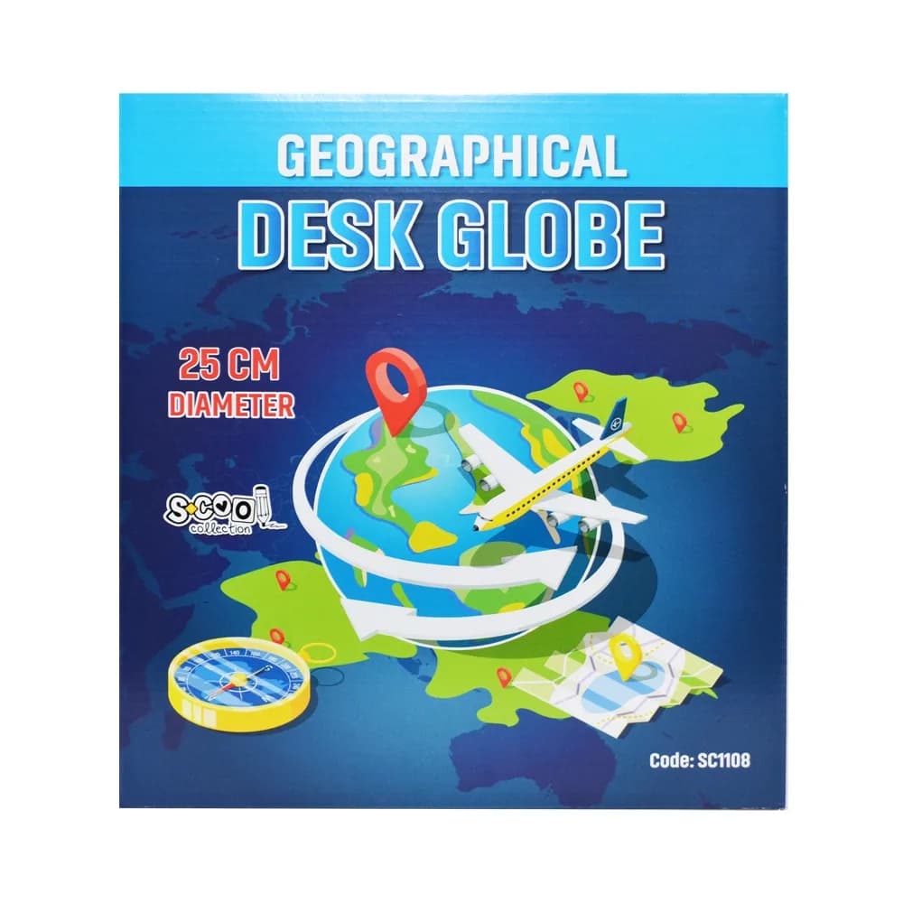 Glob pamantesc, 25 cm, PVC - S-COOL — miniatură
