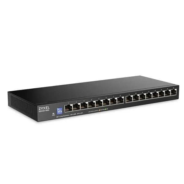 ZYXEL GS1100-16ES 16port GBE UNMG SWITCH — miniatură