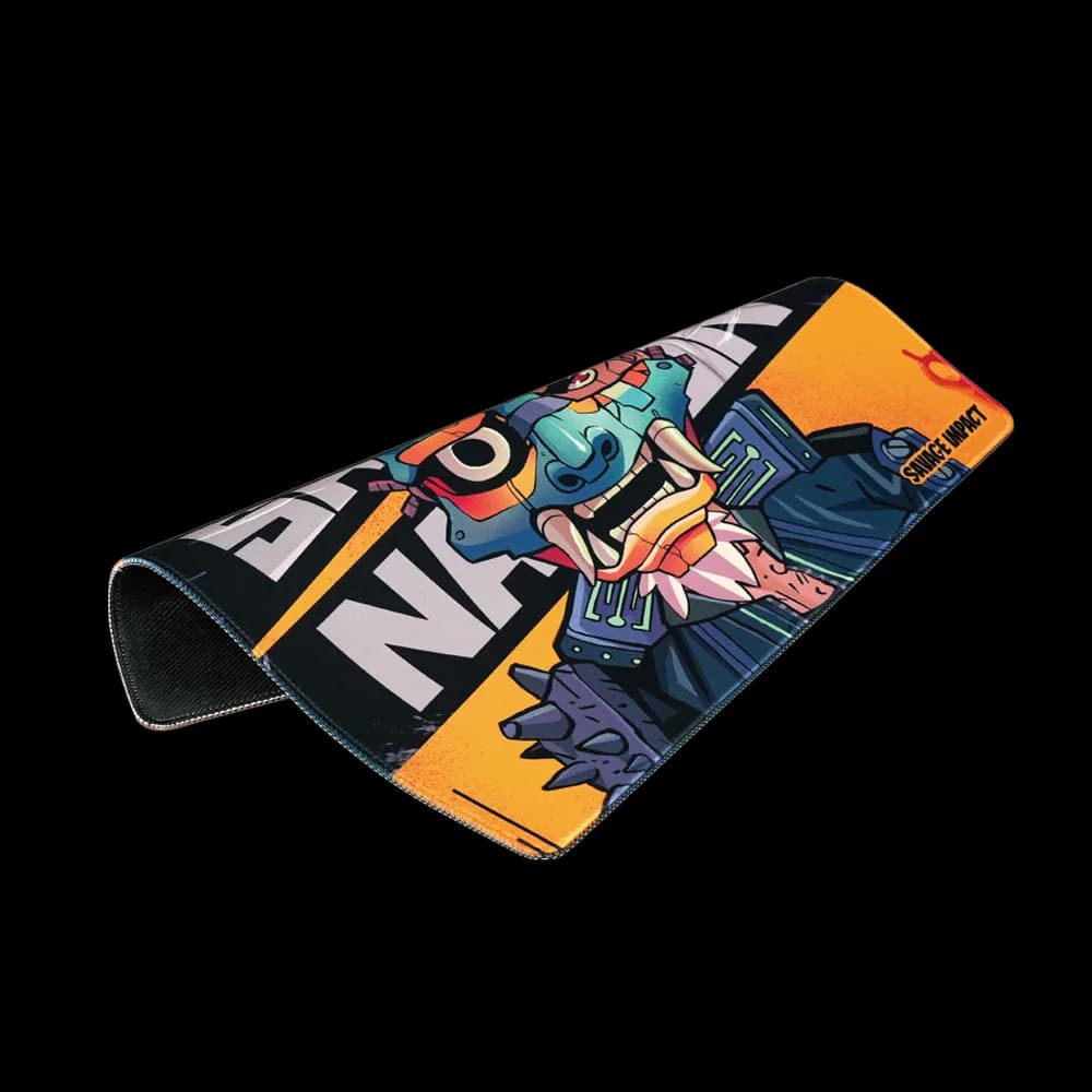 MousePAD A4TECH - gaming, Bloody "SI-45" Renegade Sunset, cauciuc si material textil, 450 x 400 x 4 mm, imagine, "SI-45 Renegade Sunset" 4711421 000772 — miniatură