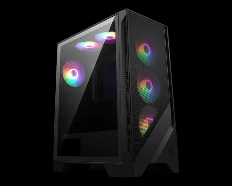 Carcasa MSI MAG Forge 120A AIRFLOW, RGB, Mid Tower, Black