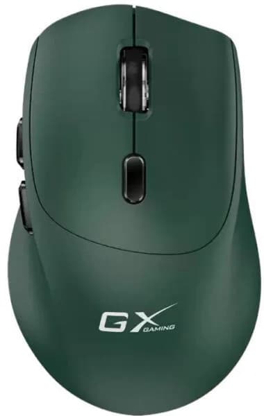 MOUSE Genius "Scorpion M8100", gaming, wireless 2.4GHz, Bluetooth, optic, 3200 dpi, butoane/scroll 6/1, buton Copilot, verde, "31060002401" 4710268262923 — miniatură