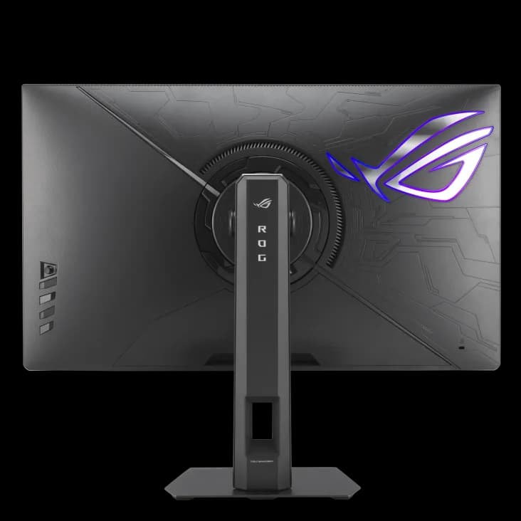 Monitor Asus ROG Strix XG27JCG, 27", Fast IPS, 5K, 5120x2880, HDMI, DisplayPort, USB Type-C 15W, Dual mode 180Hz / 330Hz, 0.3ms, Negru, 90LM0CE0-B01371 "XG27JCG" — miniatură