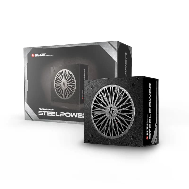 SURSA Chieftec SteelPower 750 W, modulara, certificare 80 Plus Bronze, ventilator 120 mm x 1, PCI-E 6+2 pin x 4, SATA x 6, "BDK-750FC" — miniatură
