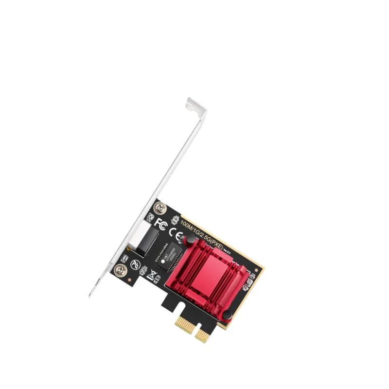 CUDY 2.5Gbps PCI Express Adapter, Realtek Chipset, 2.5G/1000M/100M/10M Auto Adaptive, IEEE802.3ad, IEEE802.3az, IEEE802.1Q, IEEE802.1p, IEEE 802.3x Flow Control, IEEE802.3z, IEEE802.2,Jumbo Frame, Compatiable with Windows, Windows Server 2003, 2008, 2012, 2016 32/64-bit, Linux, MAC OS, DOS