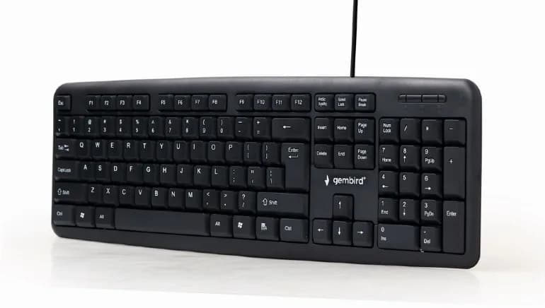 TASTATURA GEMBIRD USB, 104 taste, black, "KB-U-103" 45503580 — miniatură