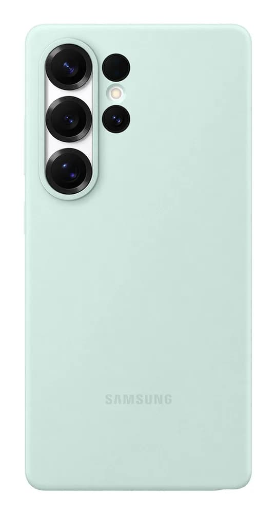 Capac protectie spate Silicone Case Galaxy S25 Ultra (S938) Verde Mint "EF-PS938CMEGWW" — miniatură