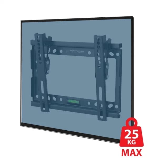 Suport Perete Esperanza Castor ERW010 14" - 50" 25 kg Negru "ERW010" — miniatură