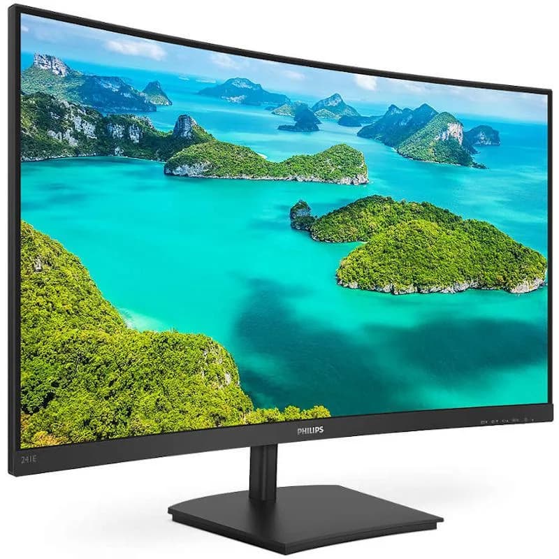 Monitor Consumer Philips 241E1SC/00, 23.6", 1920 x 1080 pixeli, Black — miniatură