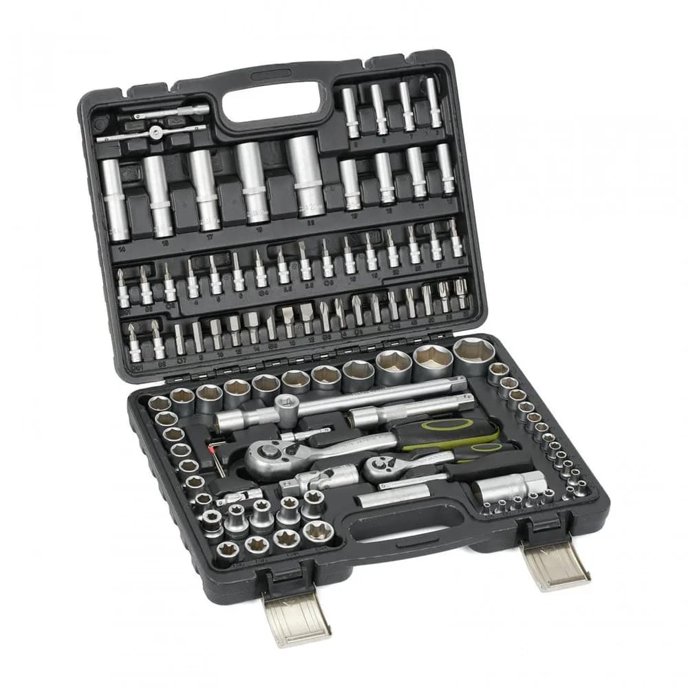 HEINNER TRUSA 108 PIESE 1/4"&1/2" CR-V — miniatură