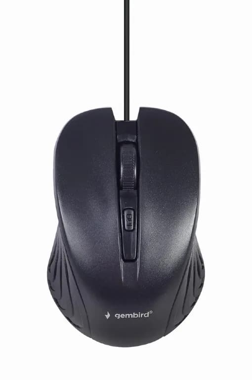 KIT wired GEMBIRD, tastatura 104 taste + mouse optic 1600dpi 3 butoane rotita scroll, black "KBS-UM-04"x — miniatură