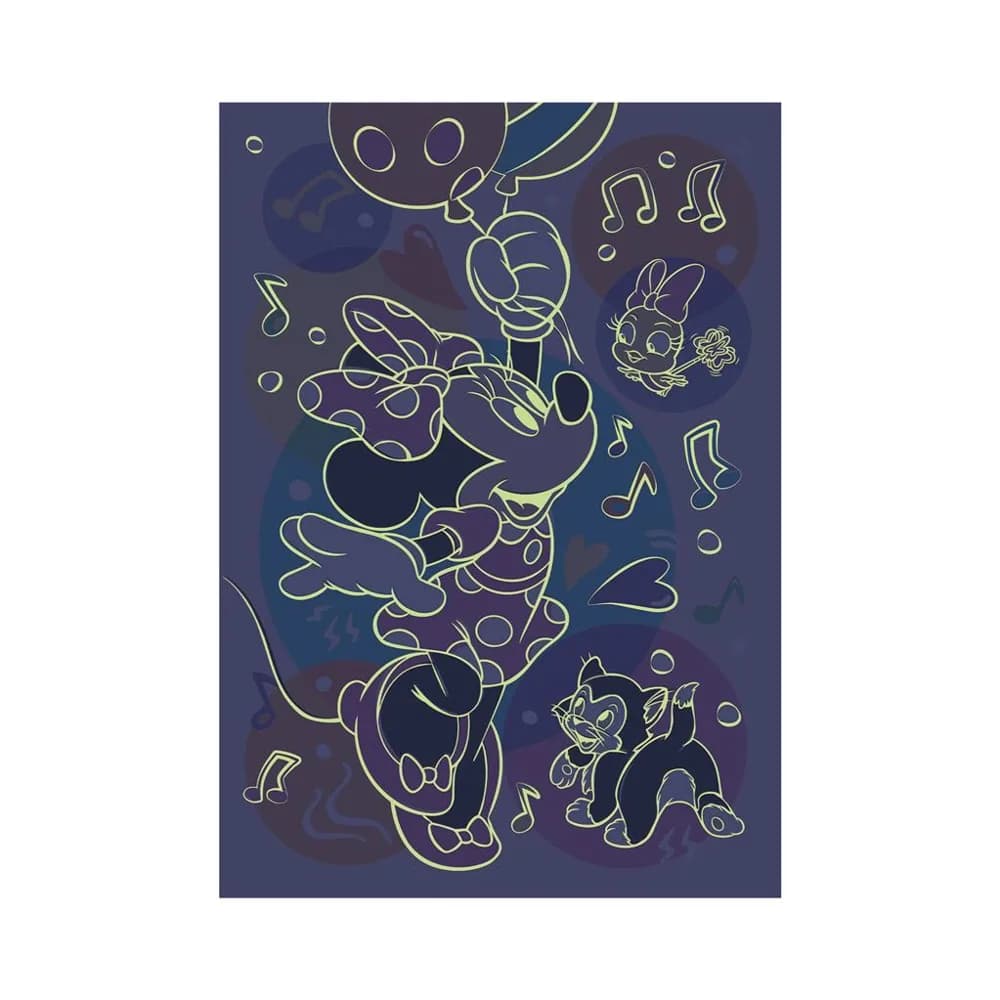 Puzzle 100 piese, neon, Minnie - DINO TOYS — miniatură
