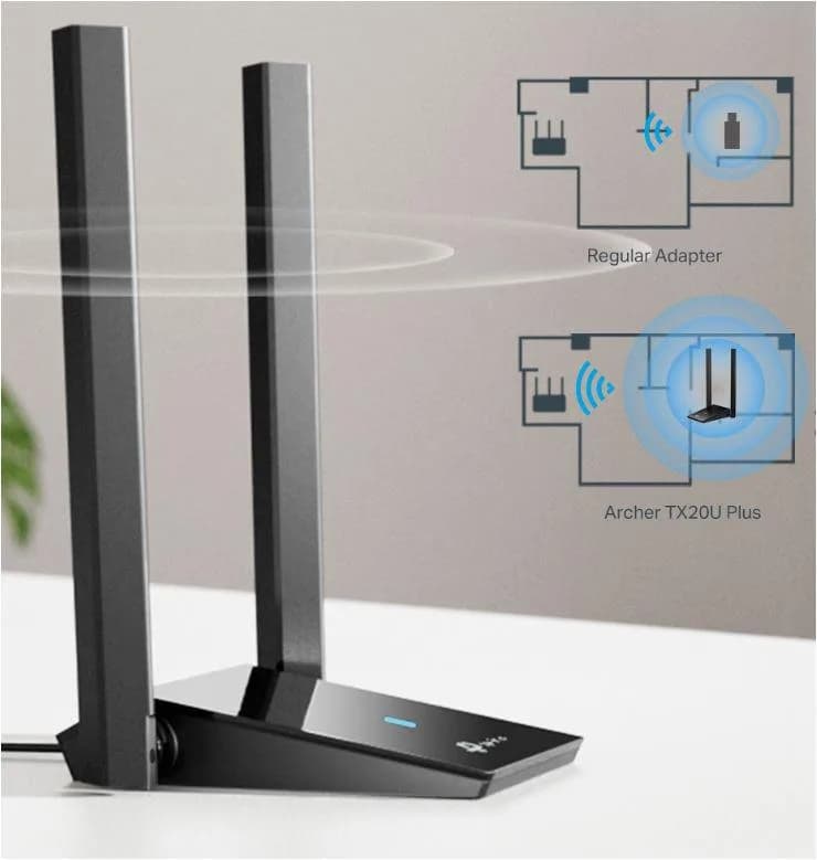 Adaptor wireless TP-Link Archer TX20U Plus, Dual Band — miniatură