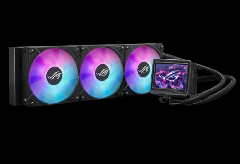 Cooler Procesor ASUS ROG Ryujin III 360 ARGB Extreme, Lichid, 12 cm, 3 ventilatoare, aRGB — miniatură
