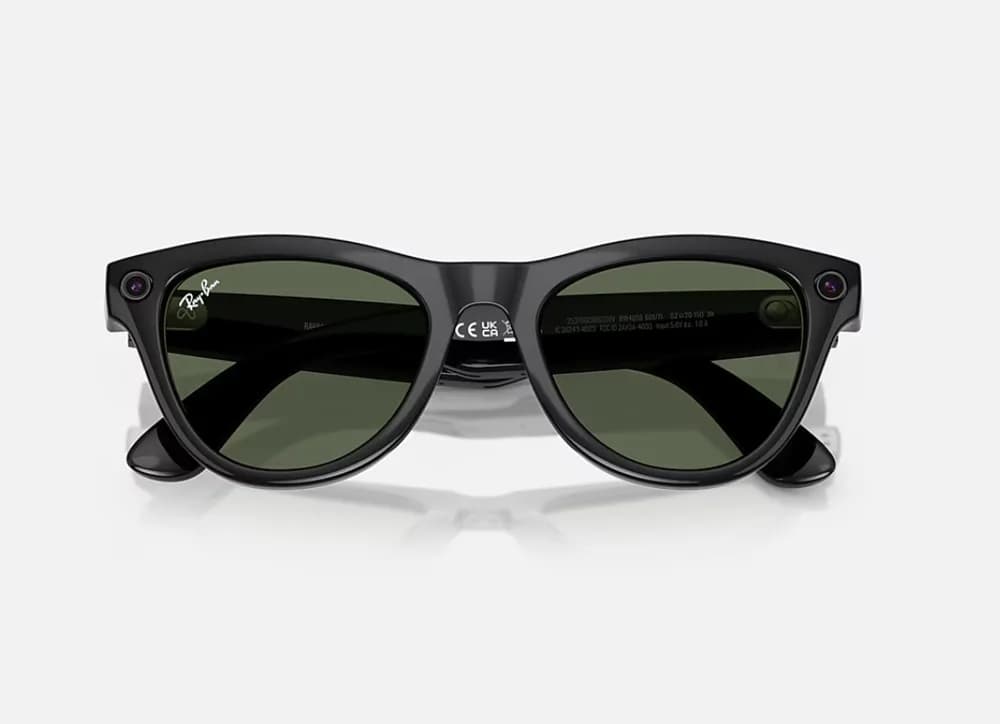 Ray-Ban Meta Skyler AI Glasses Black/Green G15 — miniatură