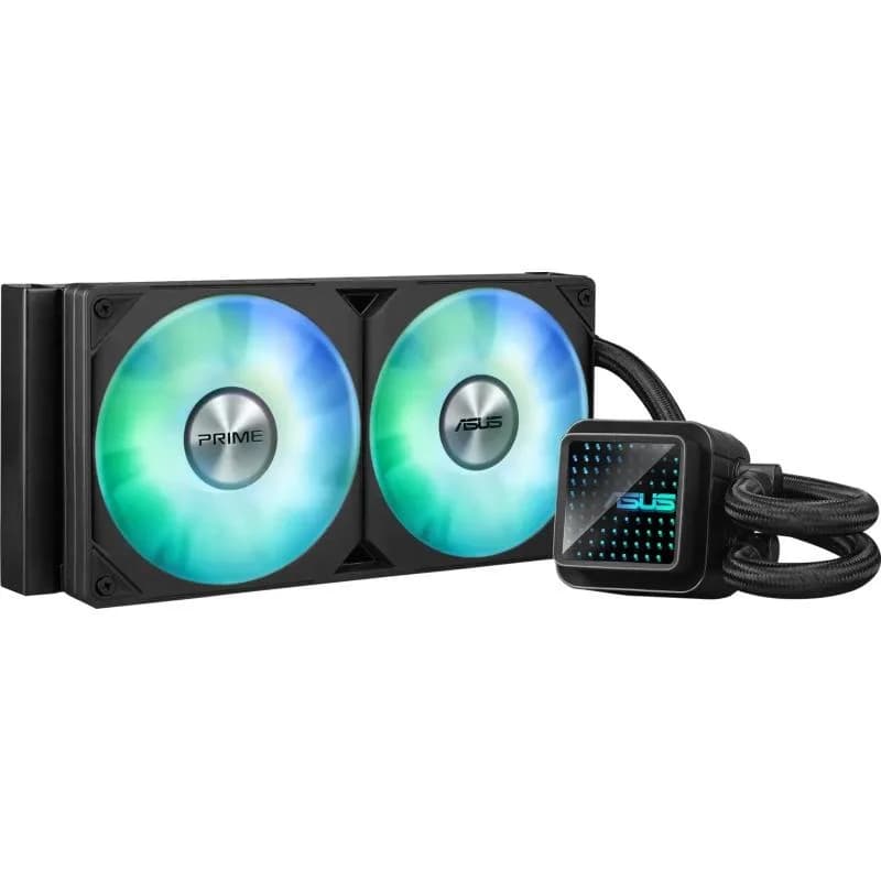 Cooler Procesor ASUS Prime LC 240 ARGB, Lichid, 12 cm, 2 ventilatoare, aRGB — miniatură