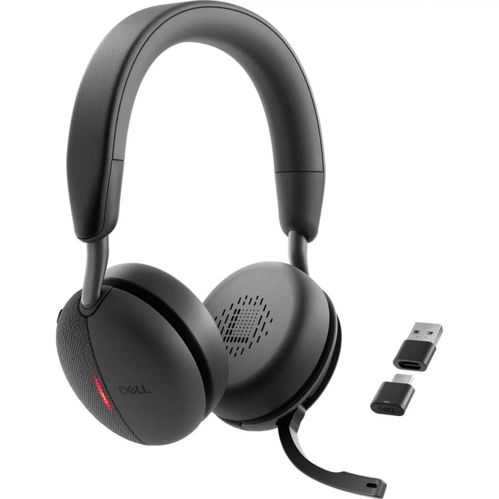 Casti Head-band DELL WL5024, Wireless/Wired, noise-canceling, Negru — miniatură