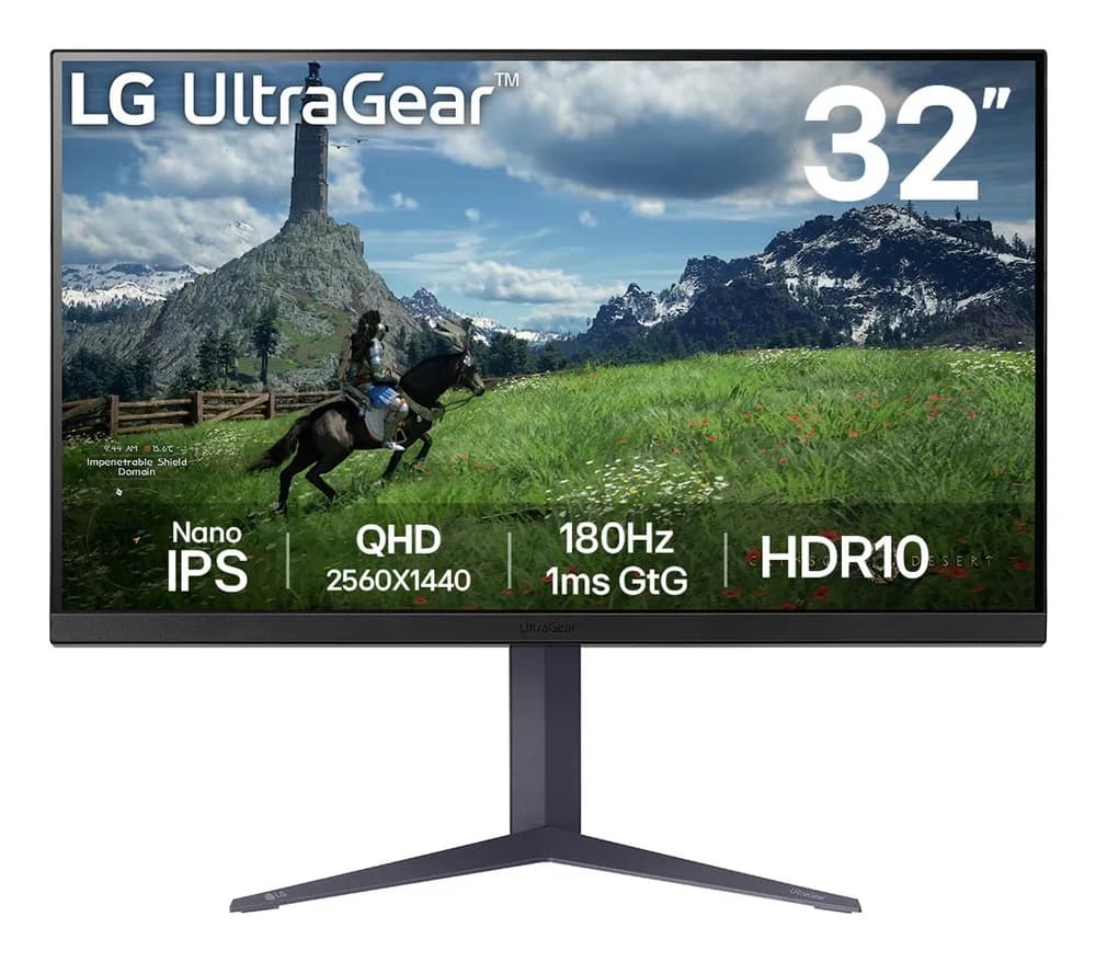 Gaming UltraGear 32GS85Q-B 31.5 inch QHD IPS 1 ms 180 Hz HDR FreeSync & G-Sync Compatible "32GS85Q-B"