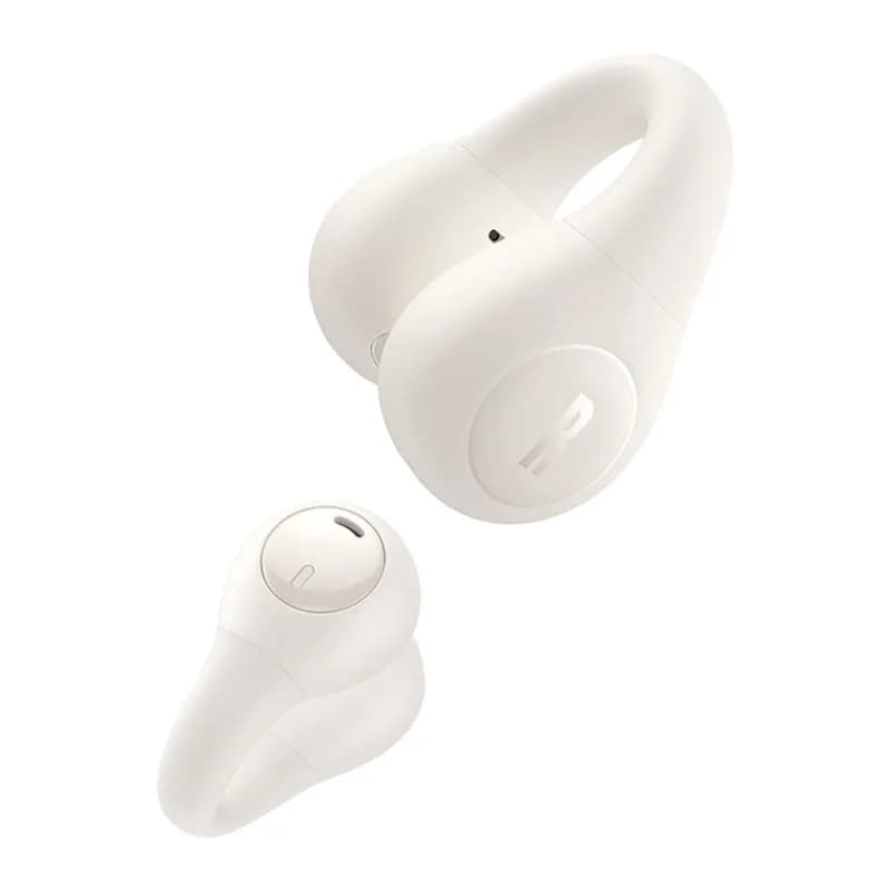 CASTI Baseus Bass 15 Clip Open-Ear TWS, pt smartphone, wireless, bluetooth 5.4, dual-mic pe casca, 8 ore durata baterie, alb "A00079500223-00" - 6932172674328 — miniatură