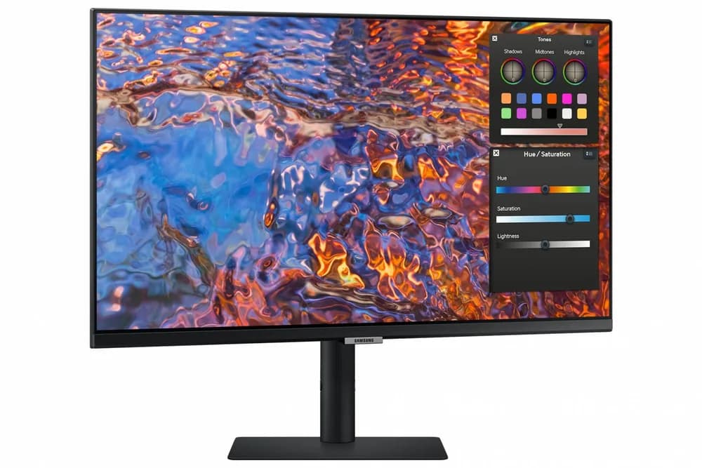 Monitor Samsung 27" LS27B800PXPXEN, Diagonal (inch): 27, Diagonal (cm): 69, Aspect ratio: 16:9, Panel: IPS, Resolution: 3840x2160, Refresh Rate: 60Hz, Response time GtG: 5ms, Brightness (max): 350 cd/m², Contrast (static) : 1000:1, Viewing angle: 178°/178°, Color Gamut Type: 98% DCI, Colours: 1.07B — miniatură