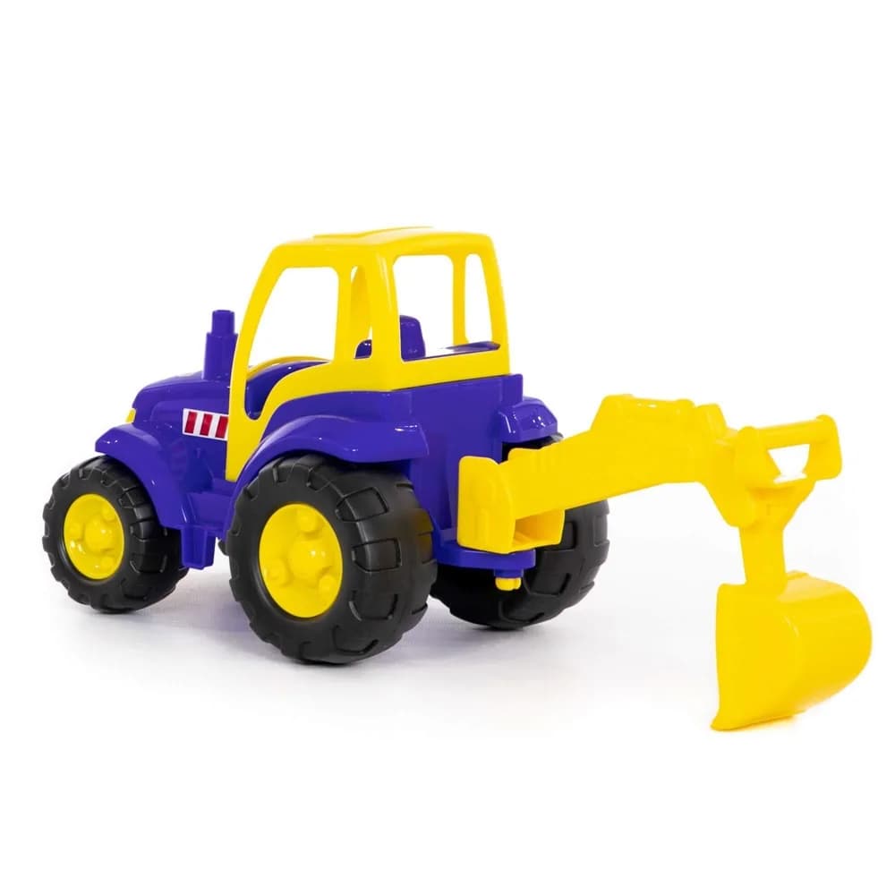 Tractor-excavator - Champion, 36x22x31 cm, Polesie — miniatură