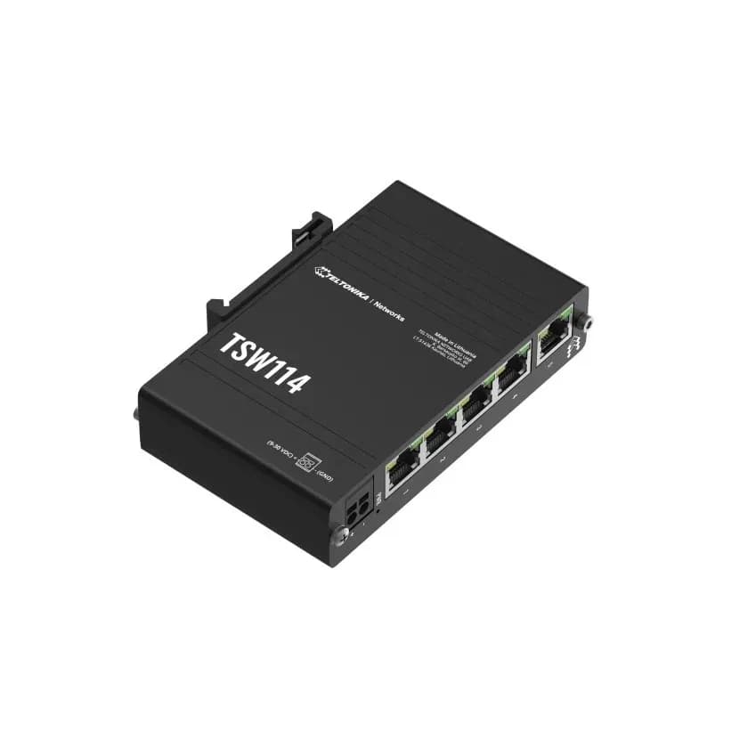 SWITCH Teltonika "TSW114", 5 x LAN port 10/100/1000 Mbps "TSW114000000"