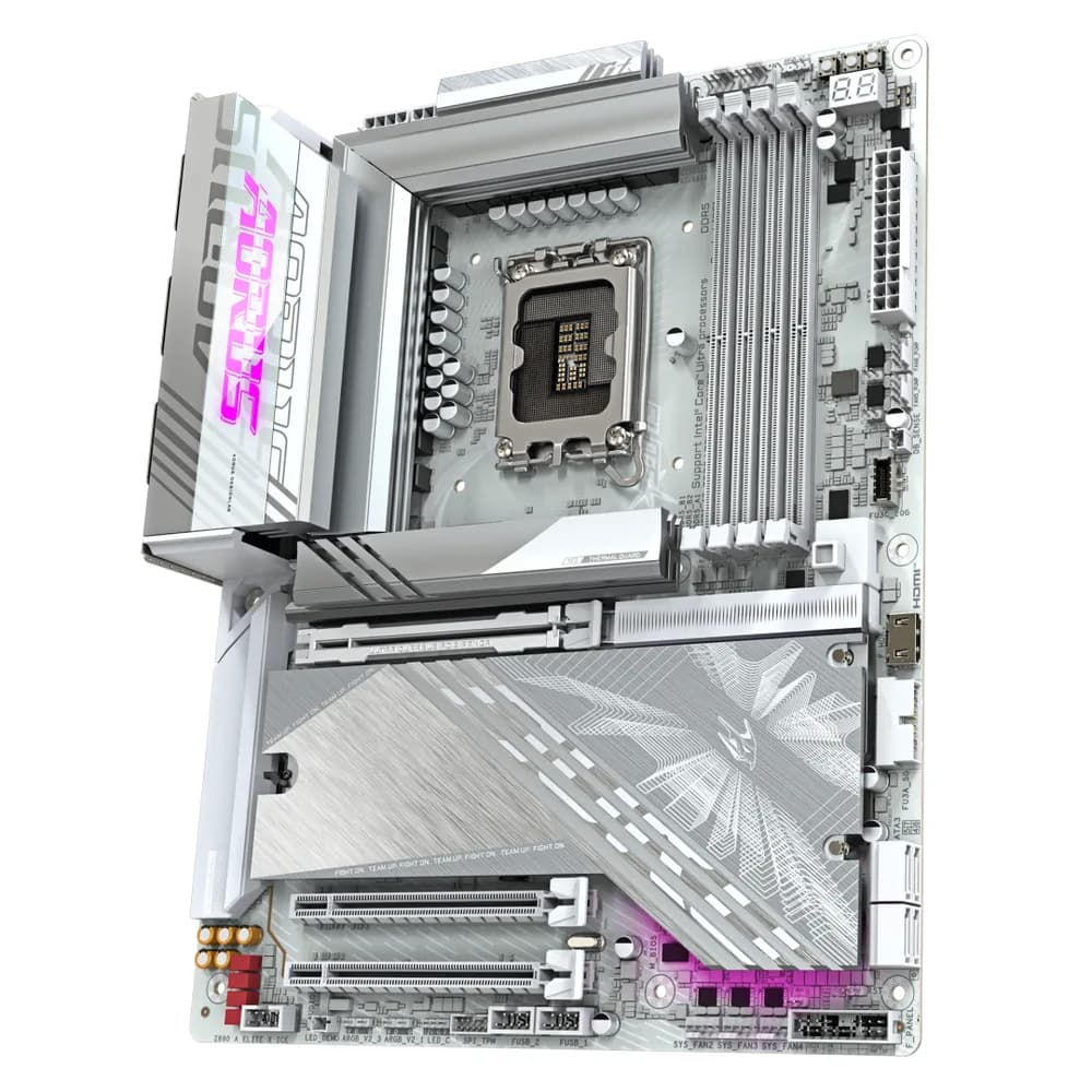Placa de baza Gigabyte Z890 AORUS ELITE X ICE, Socket 1851, DDR5, ATX — miniatură