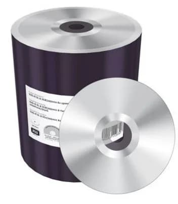 MediaRange DVD+R Double Layer 8.5GB|240min 8x speed, silver, unprinted/blank,Shrink 100 "MR472"
