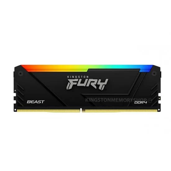 Memorie RAM Kingston FURY Beast, 32GB DDR4, 3600MHz, CL18, RGB
