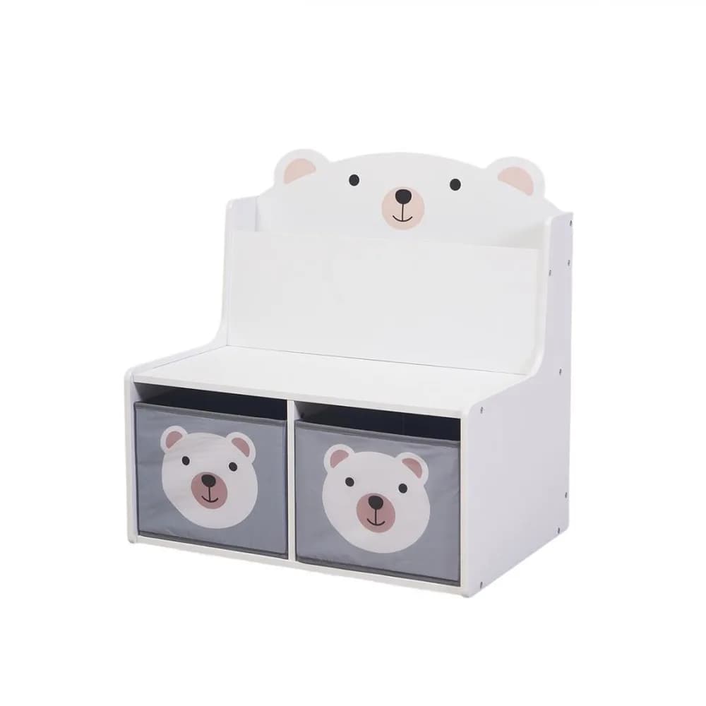Bancuta cu spatiu de depozitare jucarii si carti Bear, U-Grow — miniatură