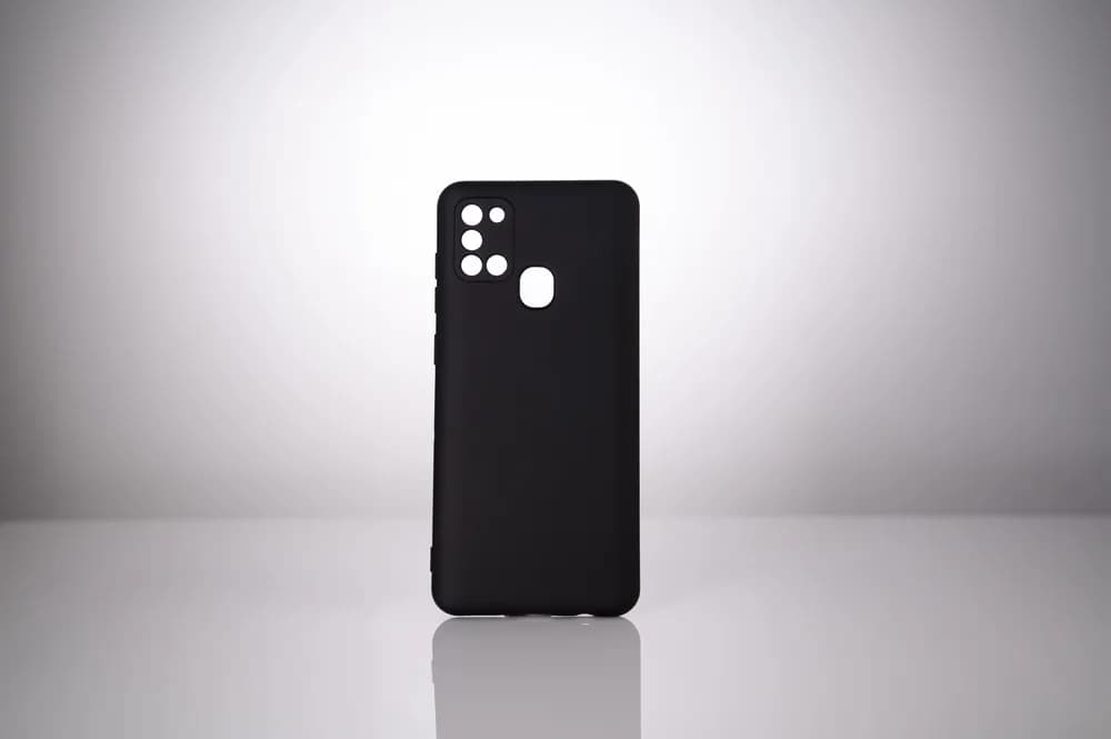 Husa Samsung Galaxy A21S Spacer, negru, grosime 2mm, material flexibil silicon + interior cu microfibra "SPPC-SM-GX-A21S-SLK" — miniatură
