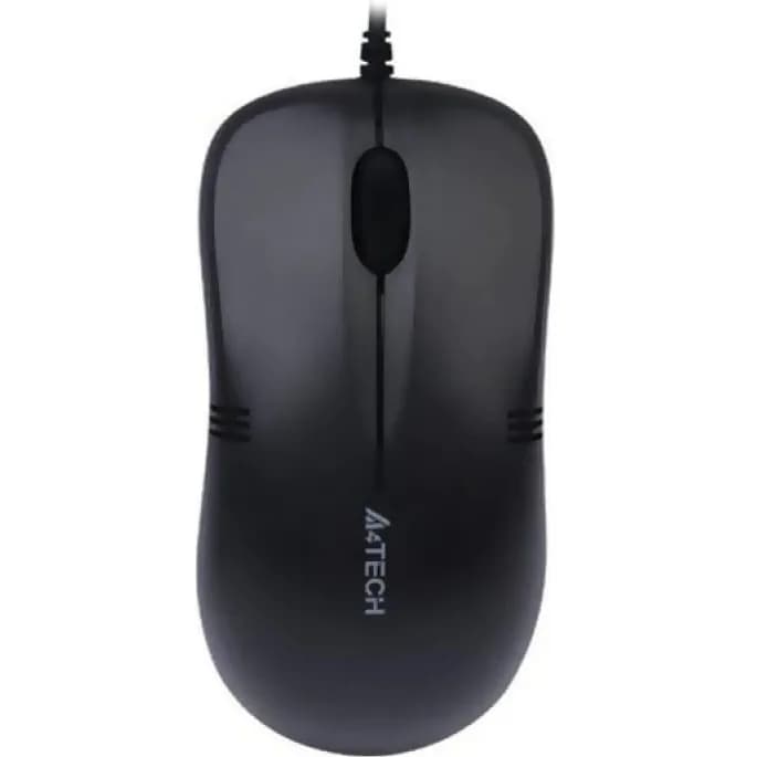 MOUSE A4tech, PC sau NB, cu fir, USB, optic, 1000 dpi, butoane/scroll 3/1, negru, "OP-560NU-1"