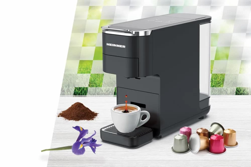ESPRESSOR CU CAPSULE HEINNER CAFE SUPREME HEMC-DD15BK — miniatură