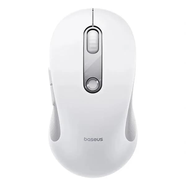 MOUSE Baseus F02 PC sau NB wireless, 2.4Ghz, optic, 800/ 1200/1600 dpi, click silentios, butoane/scroll 4/1, alb, "B0203302" - 6932172693404