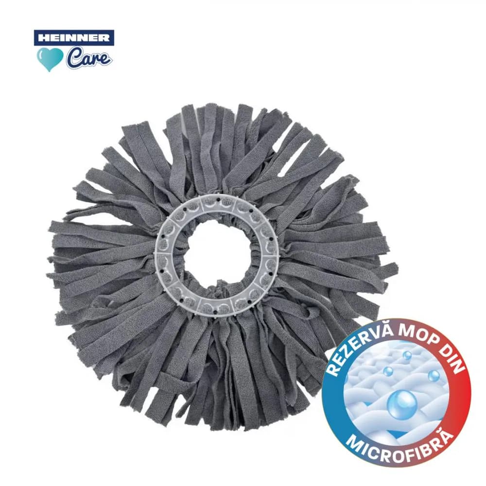 SET 3 REZERVE MOP MICROFIBRA CU BENZI LATE, CLEAN STEP — miniatură