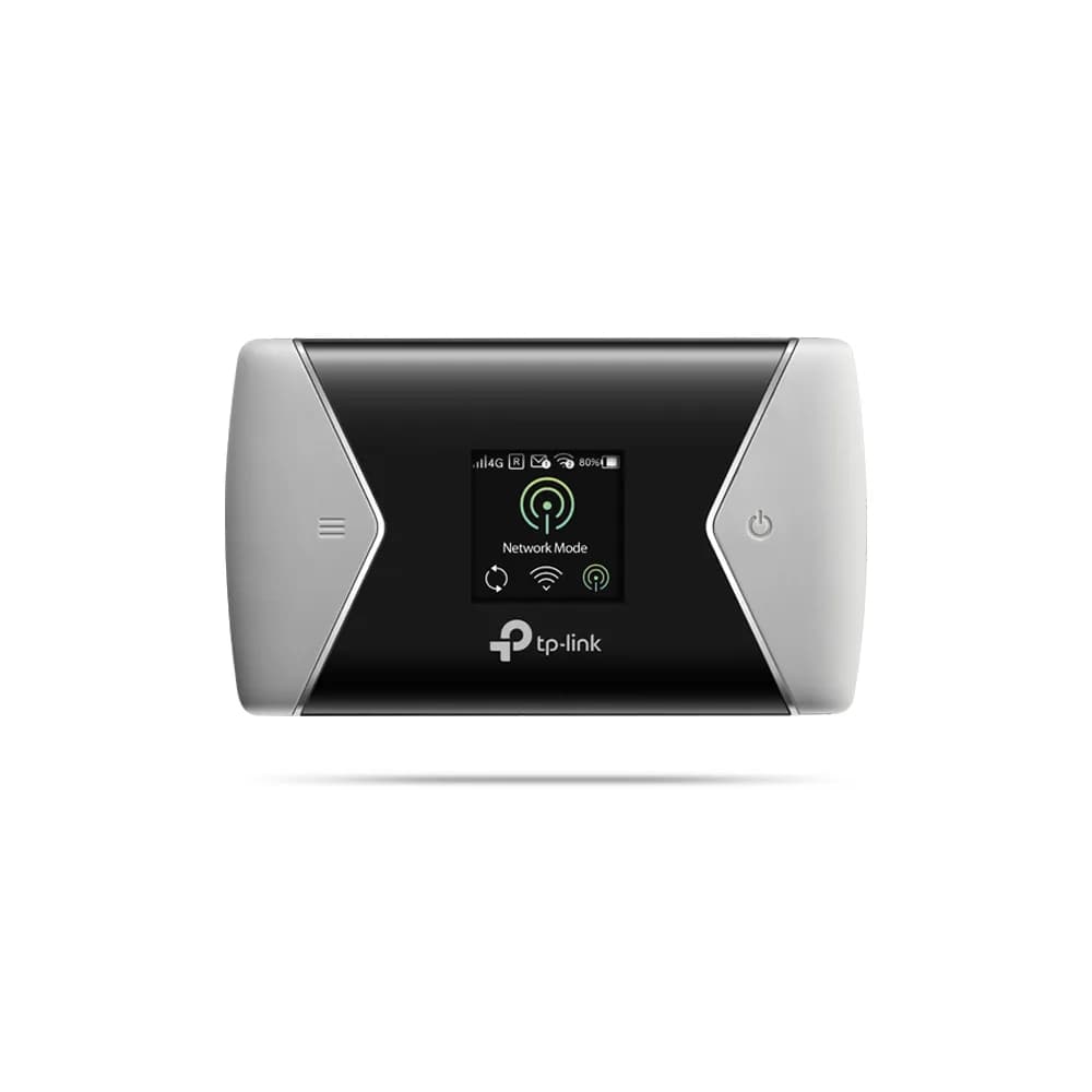 ROUTER TP-LINK wireless. portabil, 4G Mobile Wi-Fi, 300Mbps, Internal LTE Modem, SIM card slot, TFT screen display, rechargeable battery, micro SD card slot "M7450"