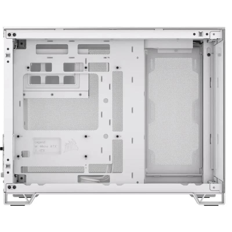 Carcasa CORSAIR 2500X, RGB, Mid Tower, Grey — miniatură
