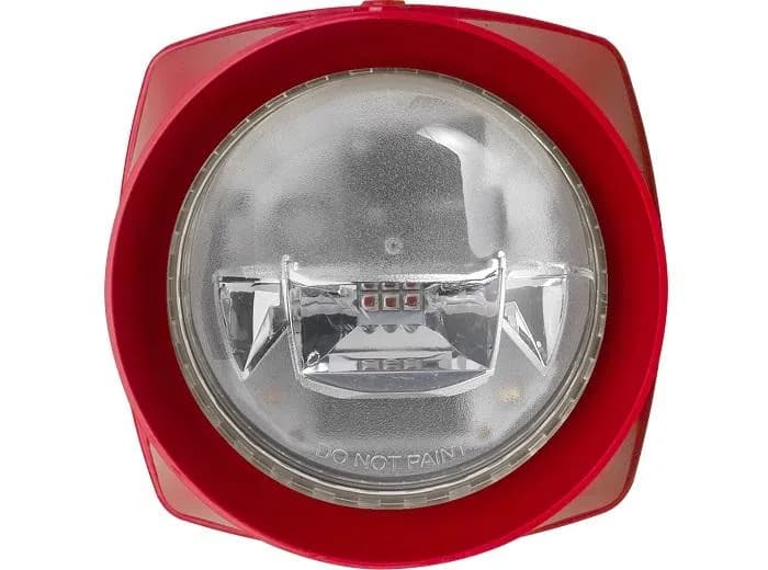 Honeywell IQ8Alarm Plus/FSo combined Sounder and VisualAlarmDevice(VAD)EN 54-23 cat. W, red flash, 807224RR; Addressable,completelybussupplied and short circuit/ open circuit resilient combinedfirealarmsounder and Visual Alarm Device (VAD) in compliancewith EN 54-3andEN54-23 with integrated