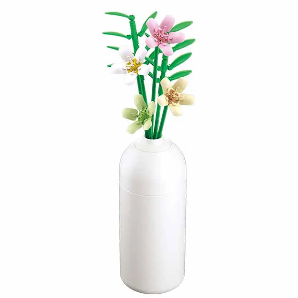 Set de Constructie Flowers, 241 piese, Frezie - Sluban — miniatură