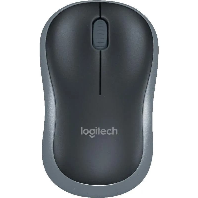Mouse Wireless Logitech M185, 1000 dpi, negru — miniatură