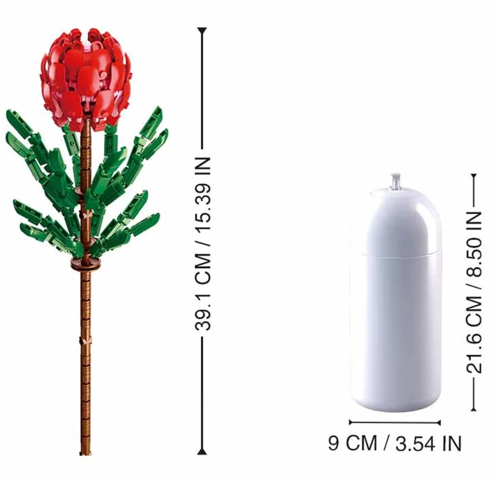 Set de Constructie Flowers, 251 piese, Tibouchina Urvilleana - Sluban — miniatură