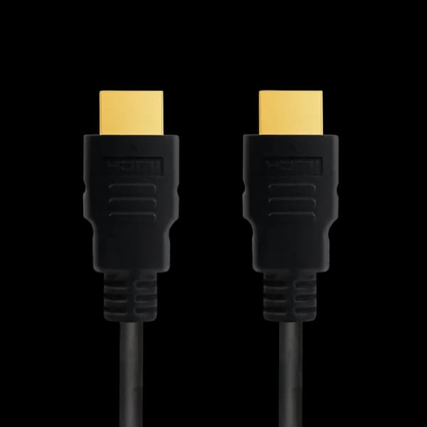 CABLU video LOGILINK, HDMI (T) la HDMI (T) 2.1, 1m, conectori auriti, rezolutie maxima 8K (7680 x 4320) la 60 Hz, plastic, triplu ecranaj, negru, "CH0077" — miniatură