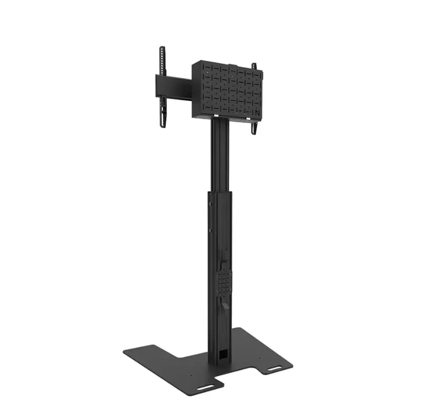 Stand podea mobil/fix Neomounts FL45S-825BL1; pentru display-uri cu diagonale 37"-75", sistem de prindere VESA 100x100~600x400, greutate maxima suportata 70kg, fix; culoare negru. — miniatură