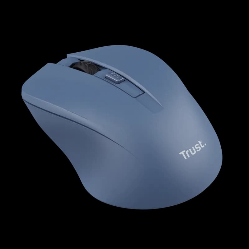 Mouse Wireless Trust Mydo, 1800 dpi, Albastru — miniatură