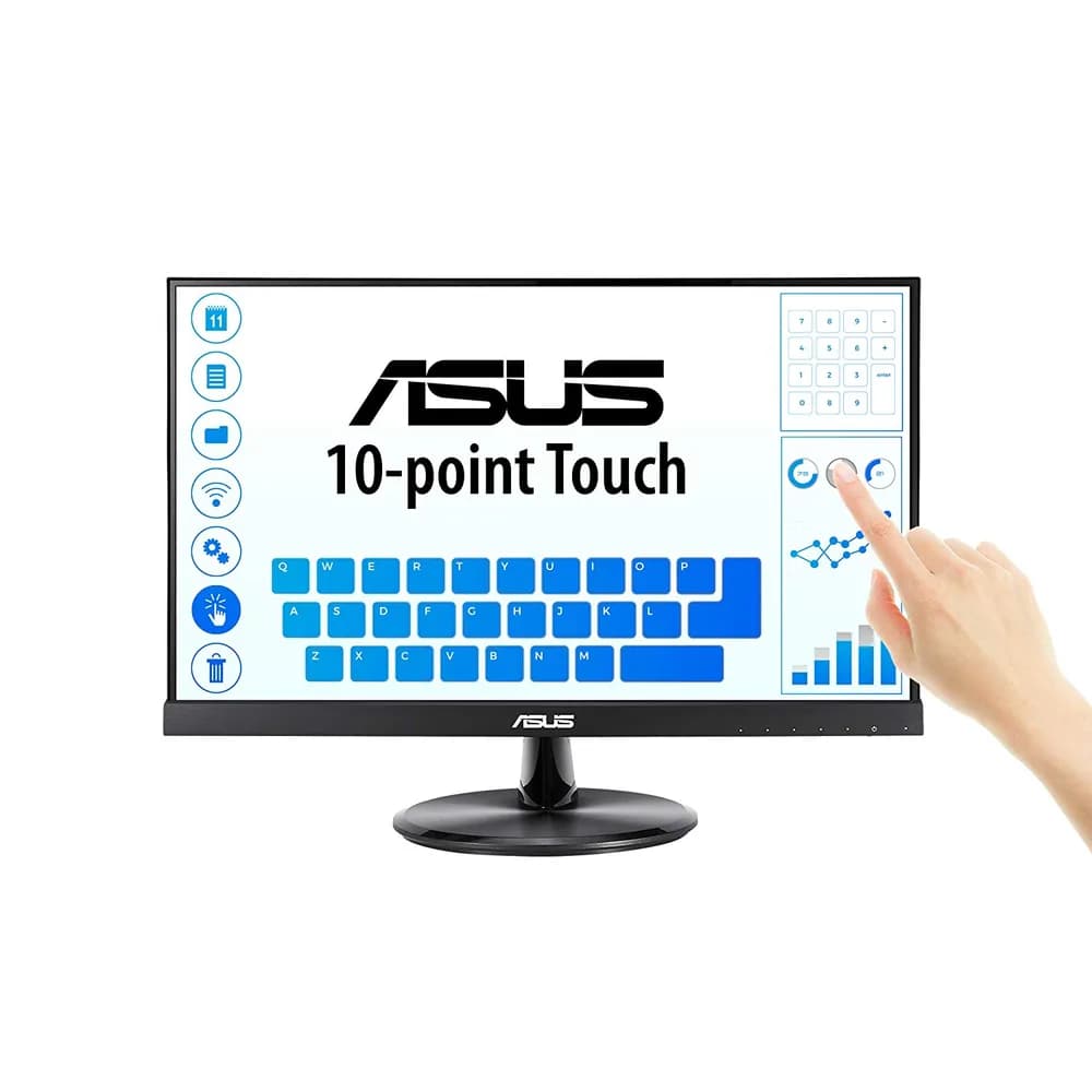 MONITOR ASUS 21.5", home, office, touchscreen, IPS, Full HD (1920 x 1080), Wide, 250 cd/mp, 5 ms, VGA, HDMI, "VT229H"