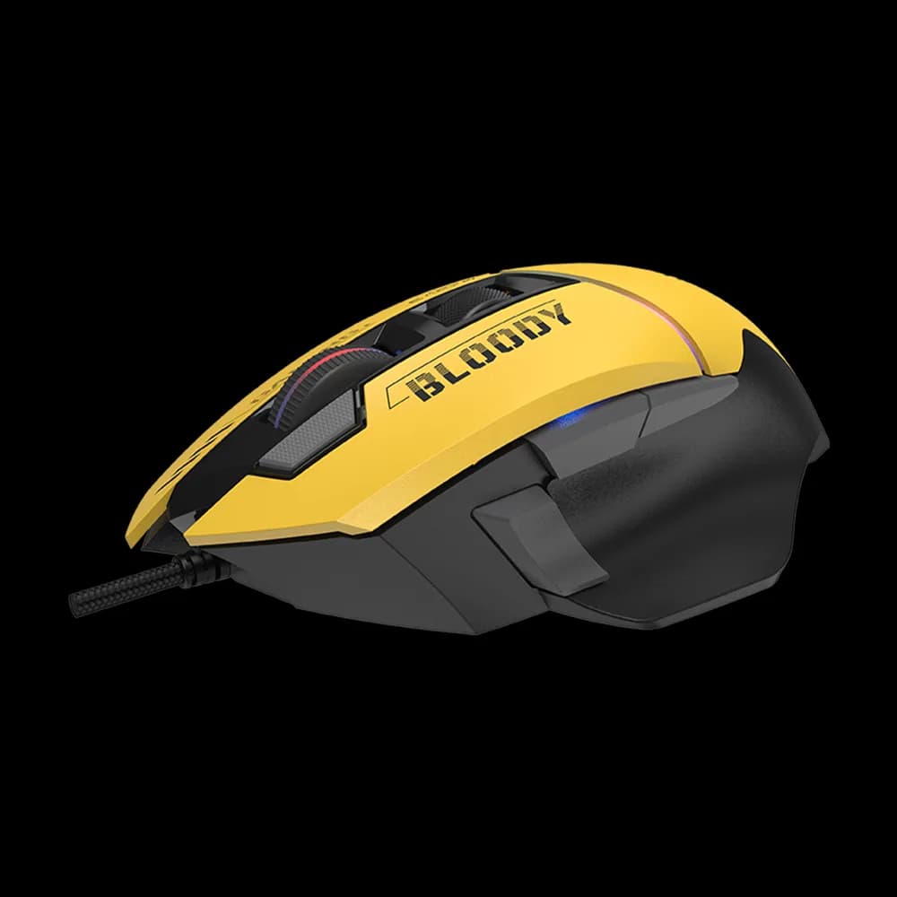 Mouse A4Tech, gaming, Bloody Extra Fire RGB, USB Sports Lime, "W95Ultra Sports Lime" 4711421 002318 — miniatură