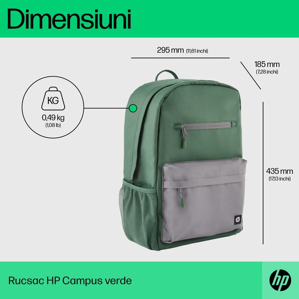 NB BACKPACK CAMPUS 15.6"/7K0E4AA HP "7K0E4AA" — miniatură